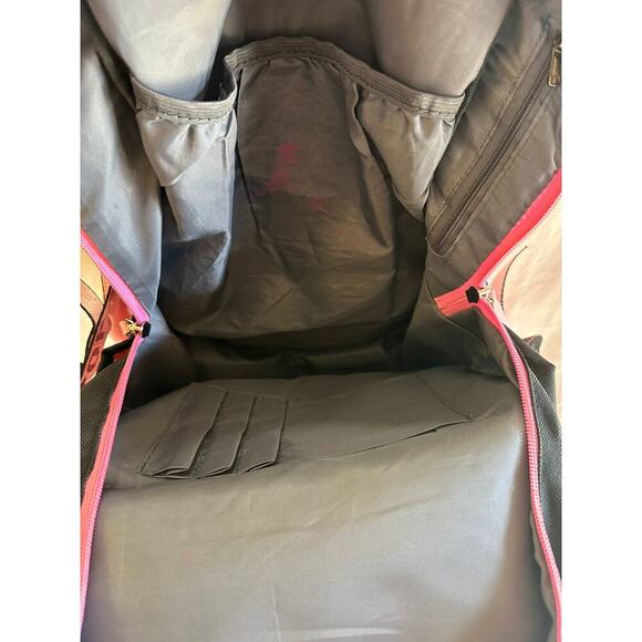 Pink and Black Sport Backpack - Picture 4 of 8